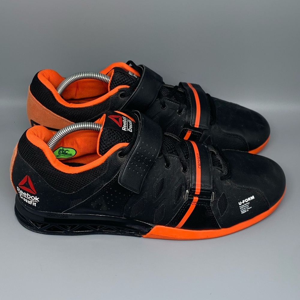 Reebok Crossfit Lifter‎ 2.0 Black Orange Shoes Men's Sz 12